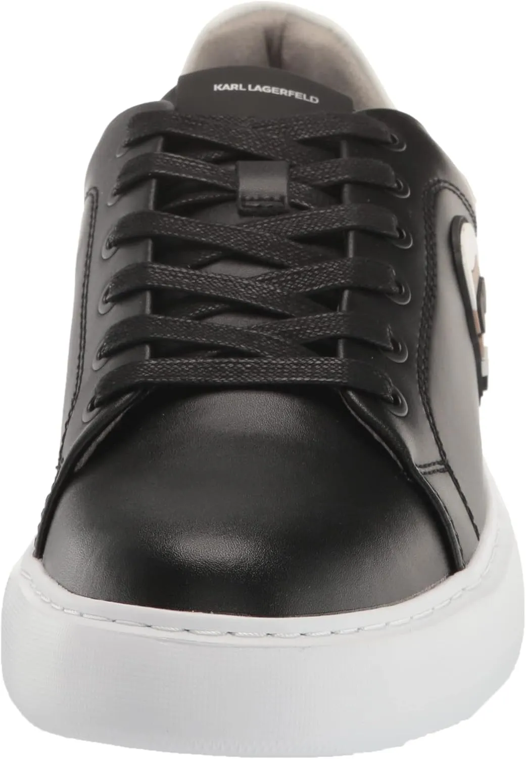 Karl Lagerfeld Paris Men's Everyday Essential Leather Sneaker