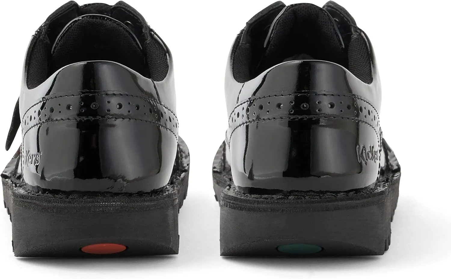 Kickers Girl's Kick Lo Brogue Patent Leather Derby