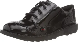 Kickers Girl's Kick Lo Brogue Patent Leather Derby