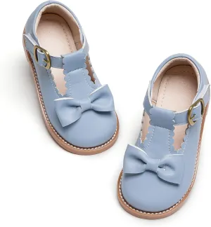 Kiderence Toddler Girls Mary Jane Dress Shoes Little Girls School Oxford Flats