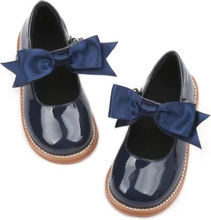 Kiderence Toddler Little Girl Mary Jane Dress Shoes School Oxford for Girls Flats