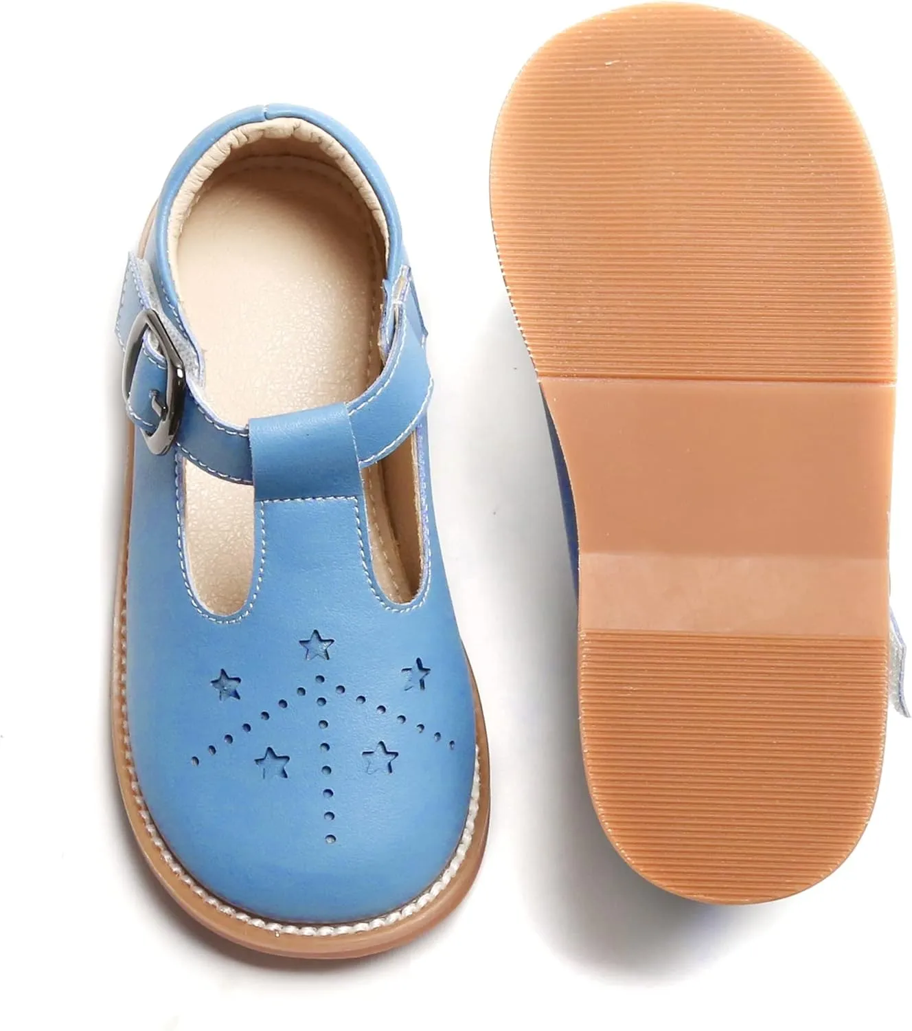 Kiderence Toddler Little Girls Mary Jane Dress Shoes School Oxford for Girls Flats