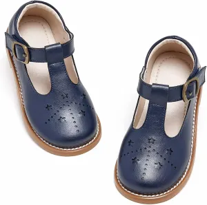 Kiderence Toddler Little Girls Mary Jane Dress Shoes School Oxford for Girls Flats