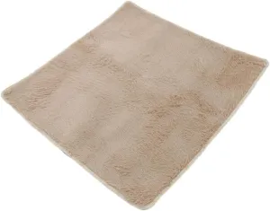 Kids Indoor Castle Tent Square Carpet Floor Activity Plush Cushion Khaki - Soft & Comfortable Rug Pad for Girls Indoor Princess Castle Tent Playhouse-Children Room Home Decor-39.
