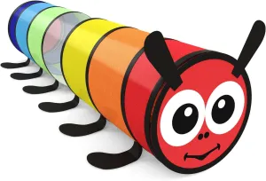 Kids Play Tunnel for Toddlers 1-3 Colorful Pop Up Baby Tunnel for Kids to Crawl Through 6 Foot with Breathable Mesh Collapsible Toddler Toys Gift for Children or Dog