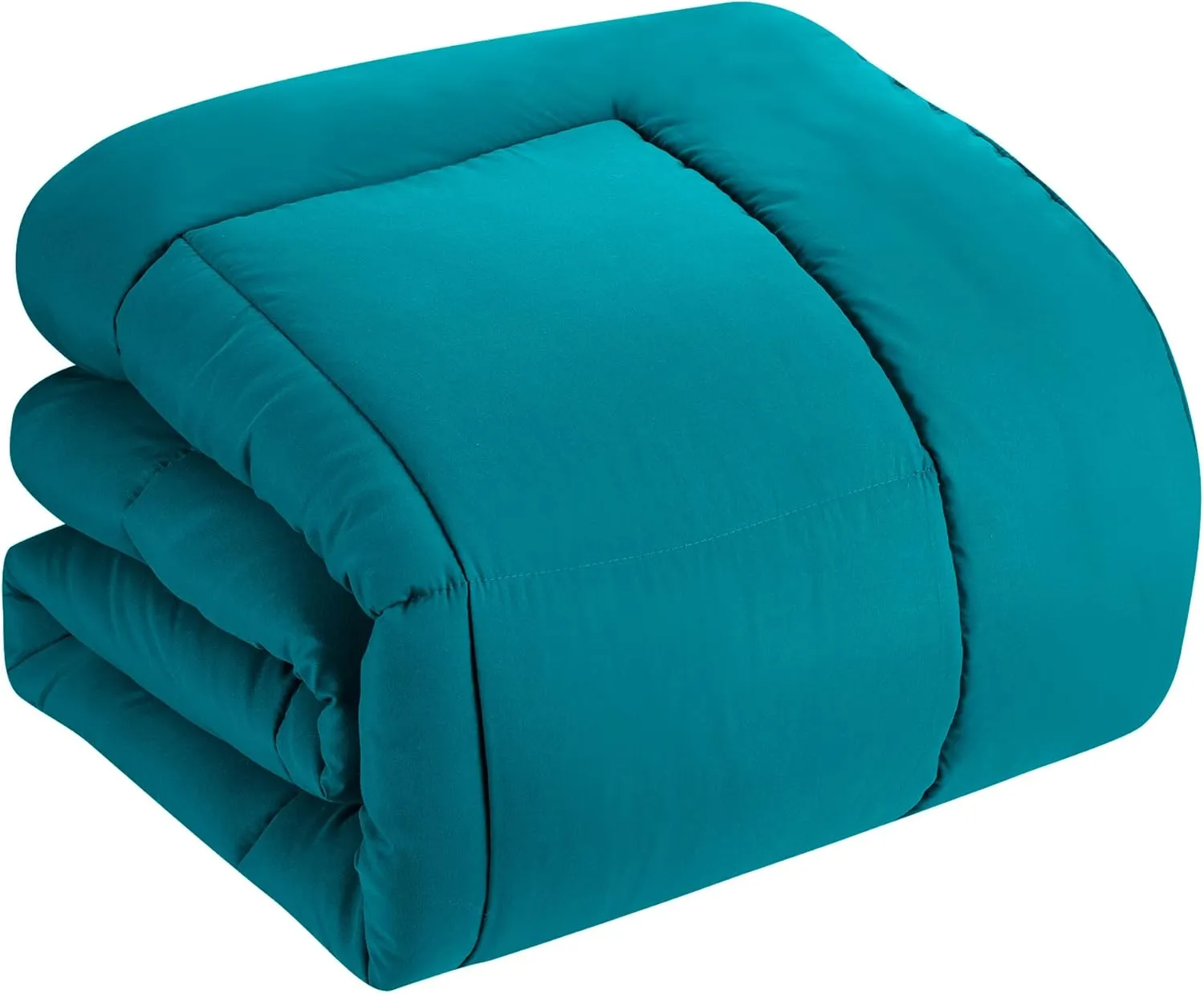 King Size Comforter Set with Sheets - 7-Piece Bedding Collection - 1 Comforter, 1 Fitted Sheet, 1 Flat, 4 Pillowcases - Deep Pocket - Soft & Breathable Premium Quality - Ideal for All Seasons, Teal
