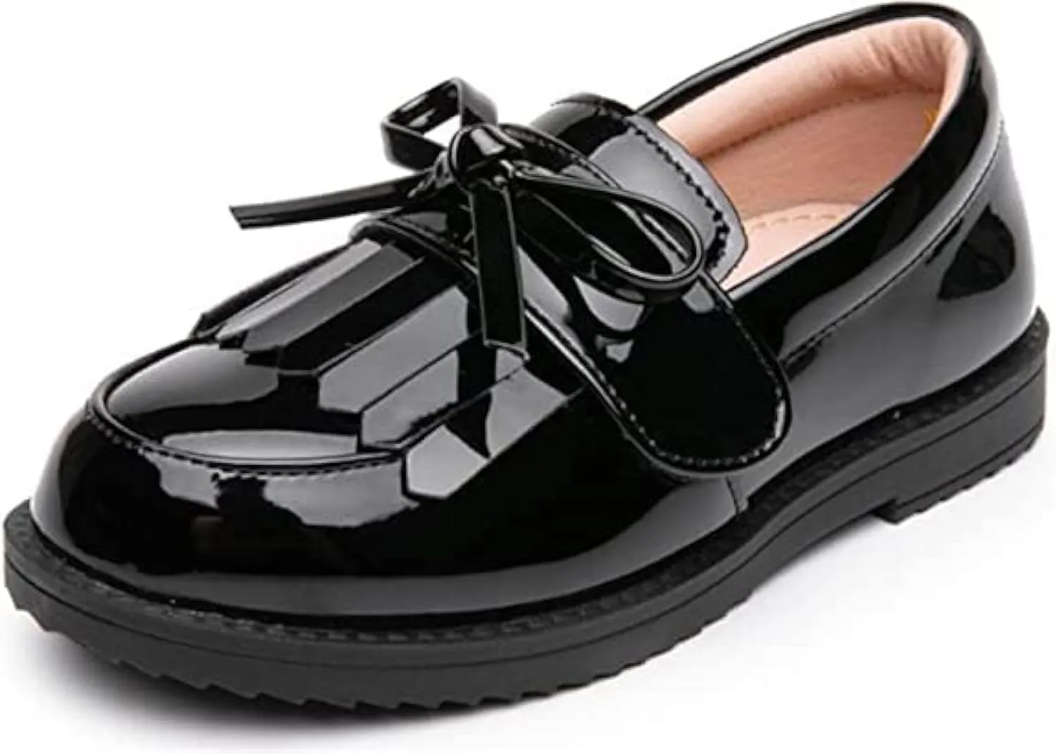 kkdom Girl's Classic Tassel School Uniform Shoes British Style Oxford Shoes