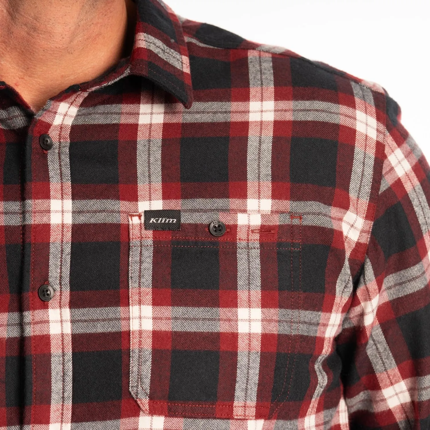 KLIM Men's Alderson Midweight Flannel Shirt