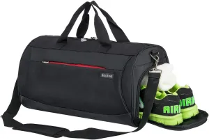 Kuston Sports Small Gym Bag for Men and Women Travel Duffel Bag Workout Bag with Shoes Compartment&Wet Pocket