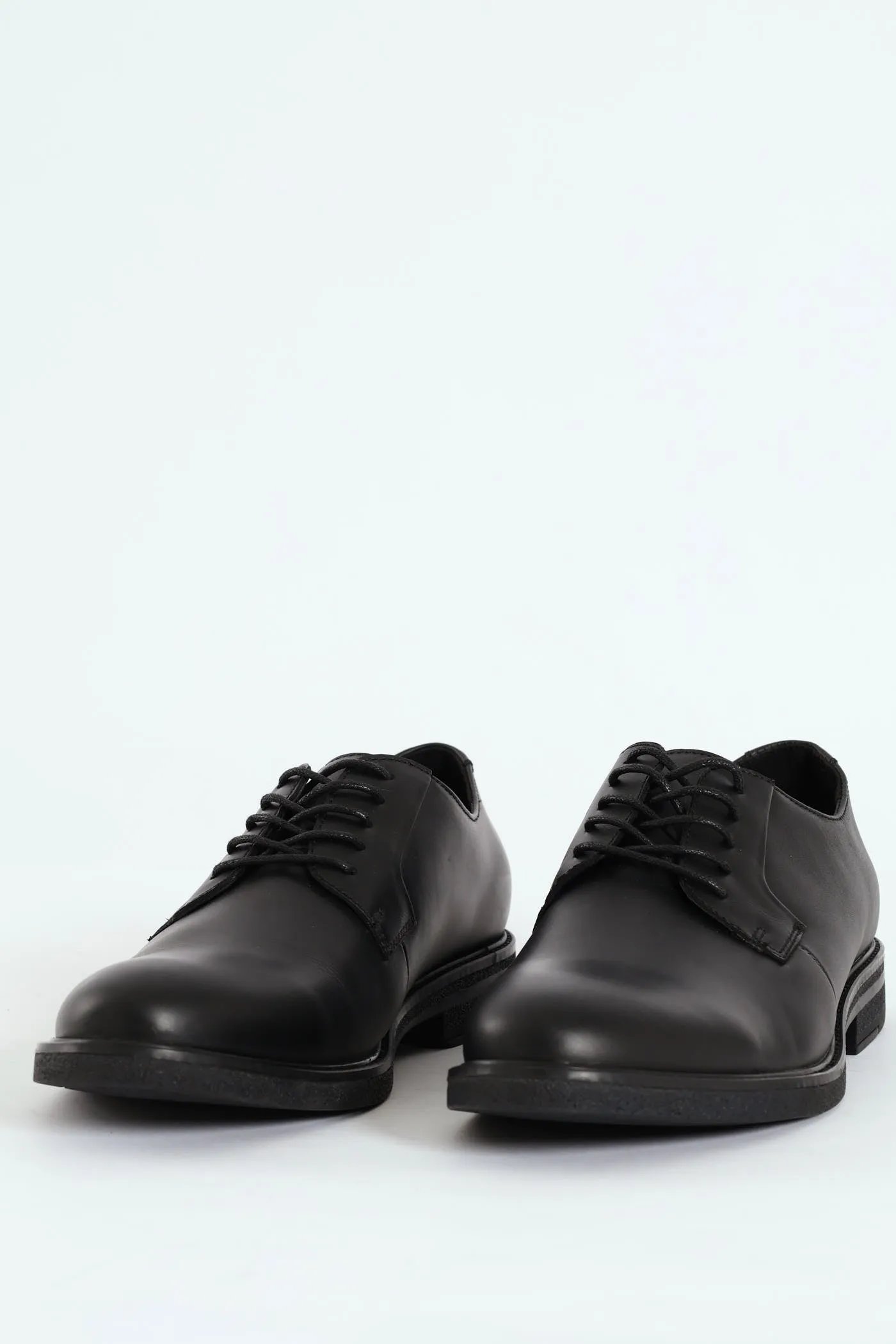 Lace Up Derby Formal Shoe - Black