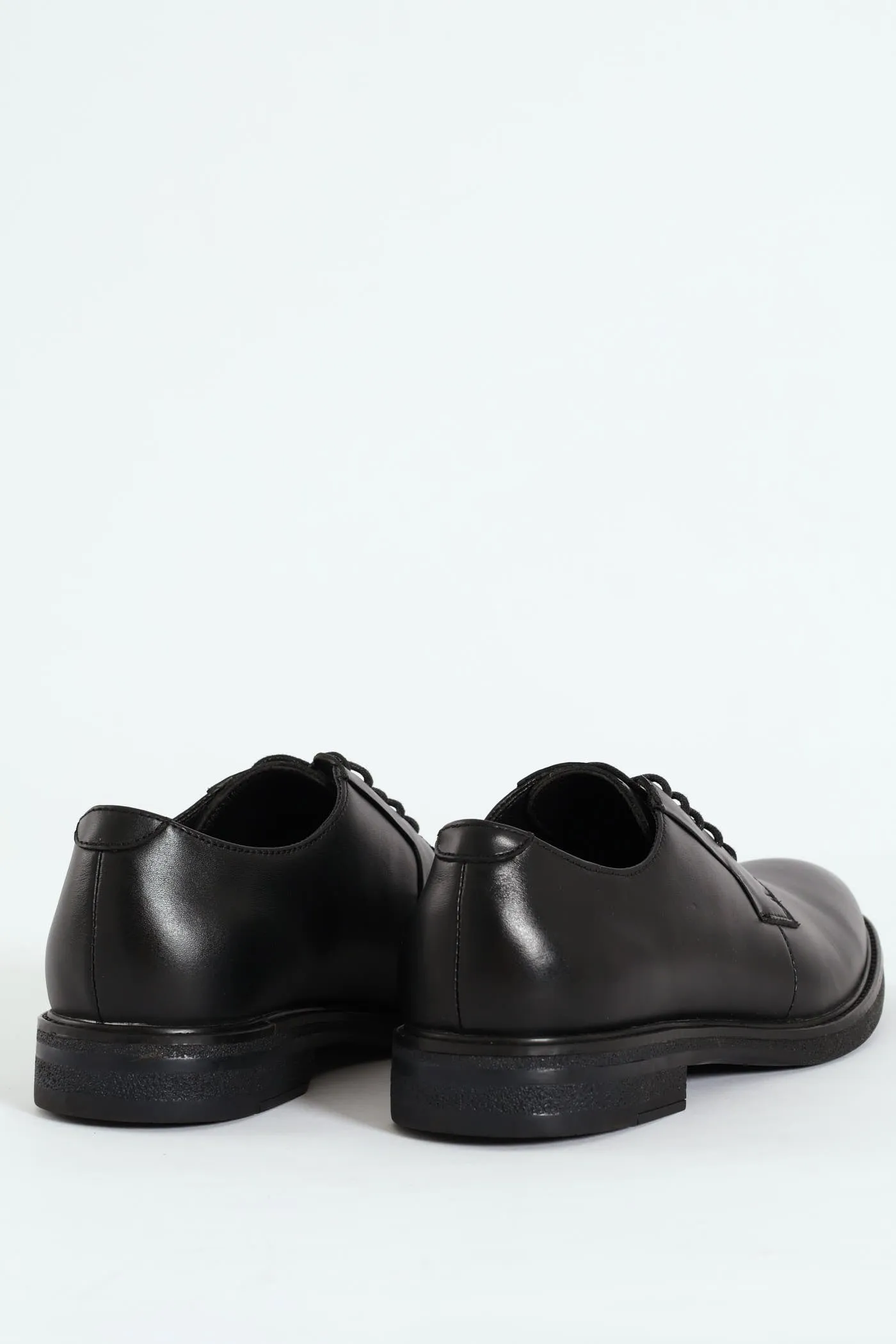 Lace Up Derby Formal Shoe - Black