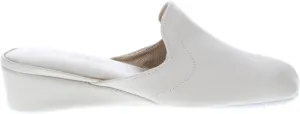 Lamo Somersby Blanche Women's Slippers, Slip-On Leather House Slippers for Women