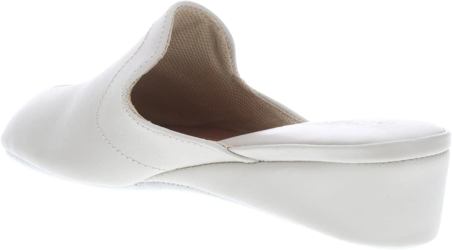 Lamo Somersby Blanche Women's Slippers, Slip-On Leather House Slippers for Women