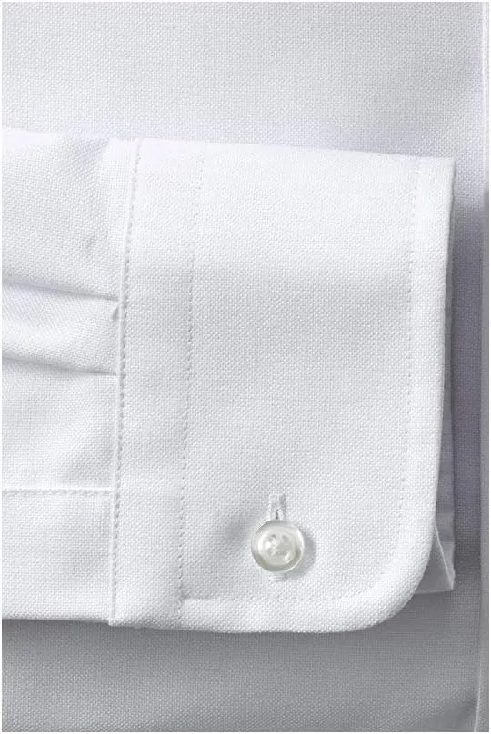 Lands' End School Uniform Men's Long Sleeve Oxford Dress Shirt