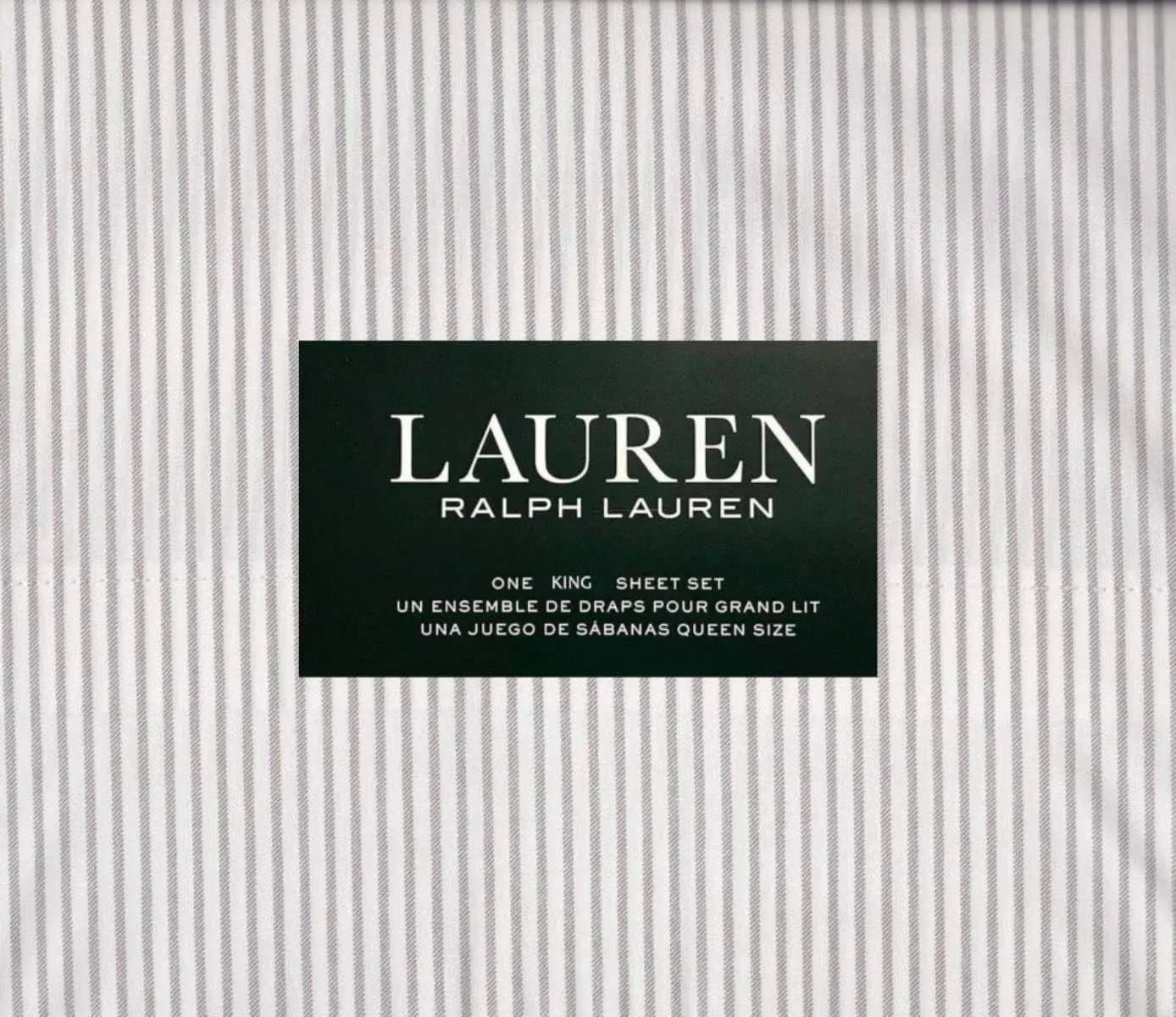 Lauren Home Collection Luxurious Cooling Sheets- Deep Pockets fit up to 16'' - Wrinkle Free 100% Cotton-Hotel Quality 4pc Sheet Set (Camellia, King)