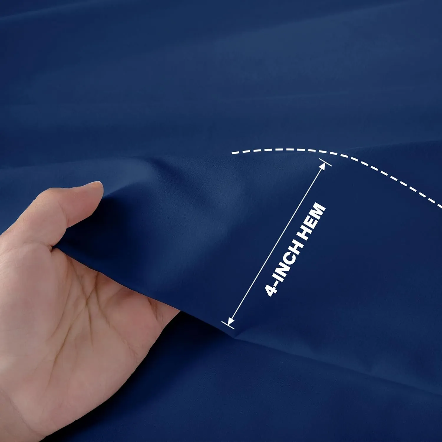 Lavisun Flat Sheets, 6 Pack Bulk Top Sheets for Massage Table, Home, Dorm Bed & Curtain - Soft & Breathable (King, Navy)