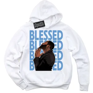 Legend Blue 1s Sneaker Hoodie God Blessed Graphic