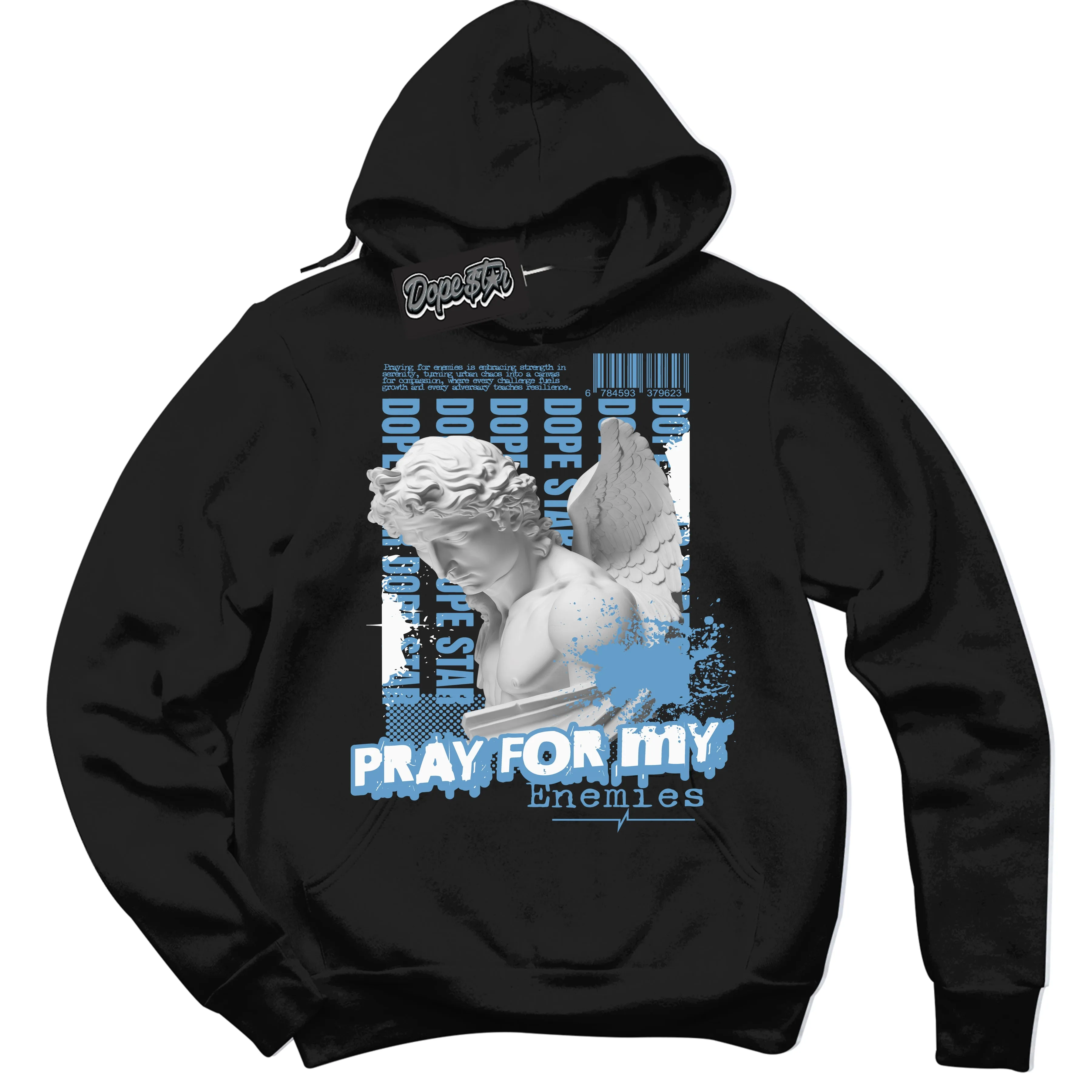 Legend Blue 1s Sneaker Hoodie Pray Enemies Graphic