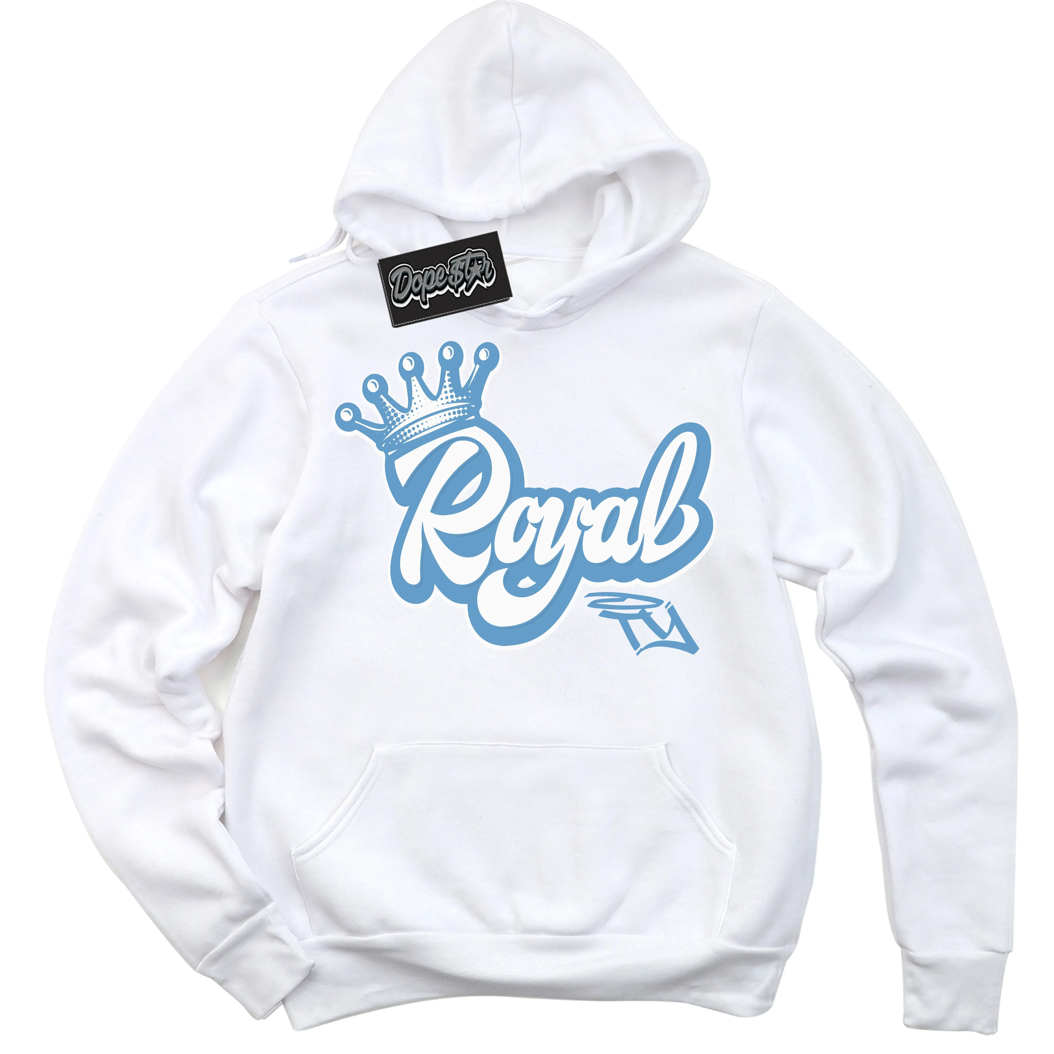 Legend Blue 1s Sneaker Hoodie Royalty Graphic