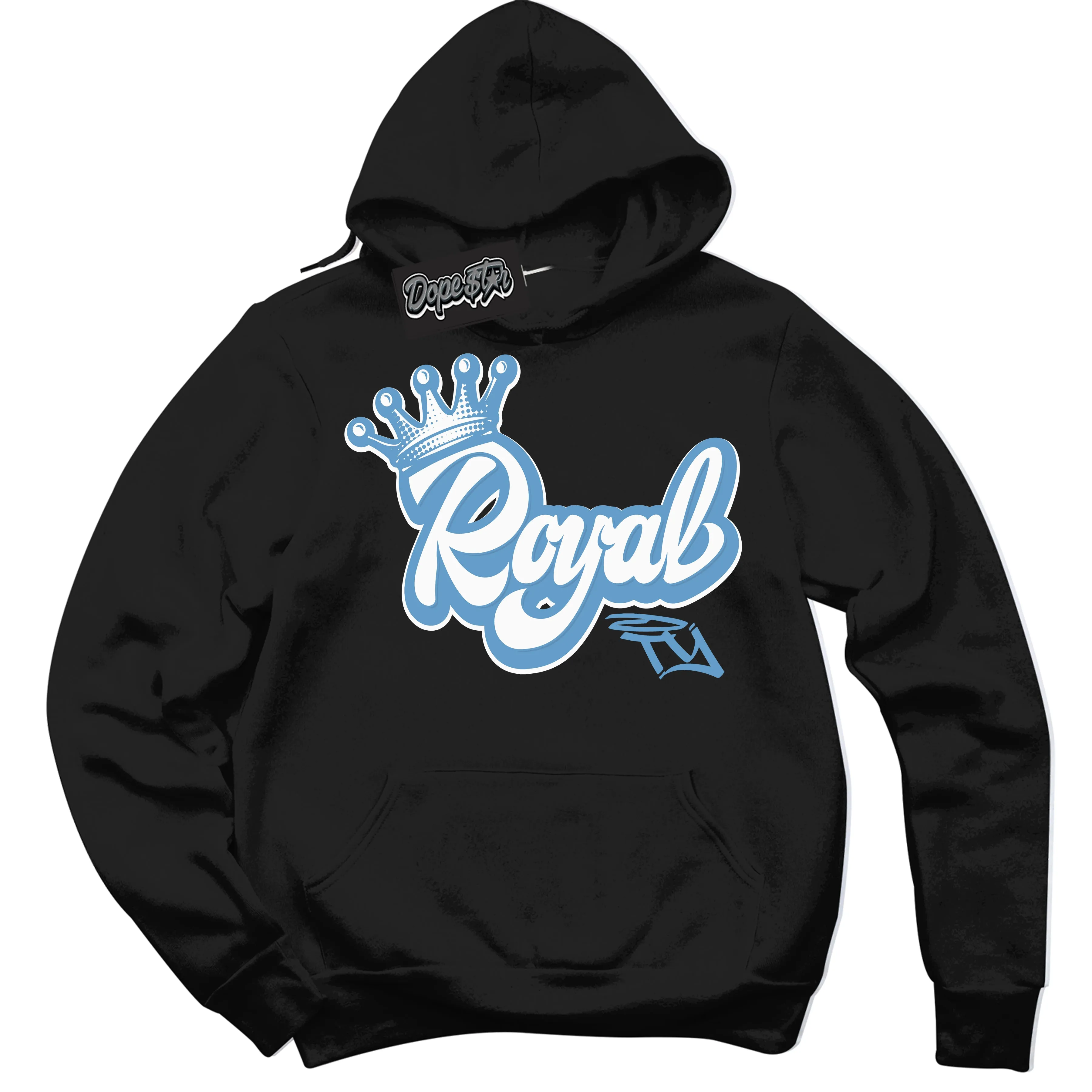 Legend Blue 1s Sneaker Hoodie Royalty Graphic