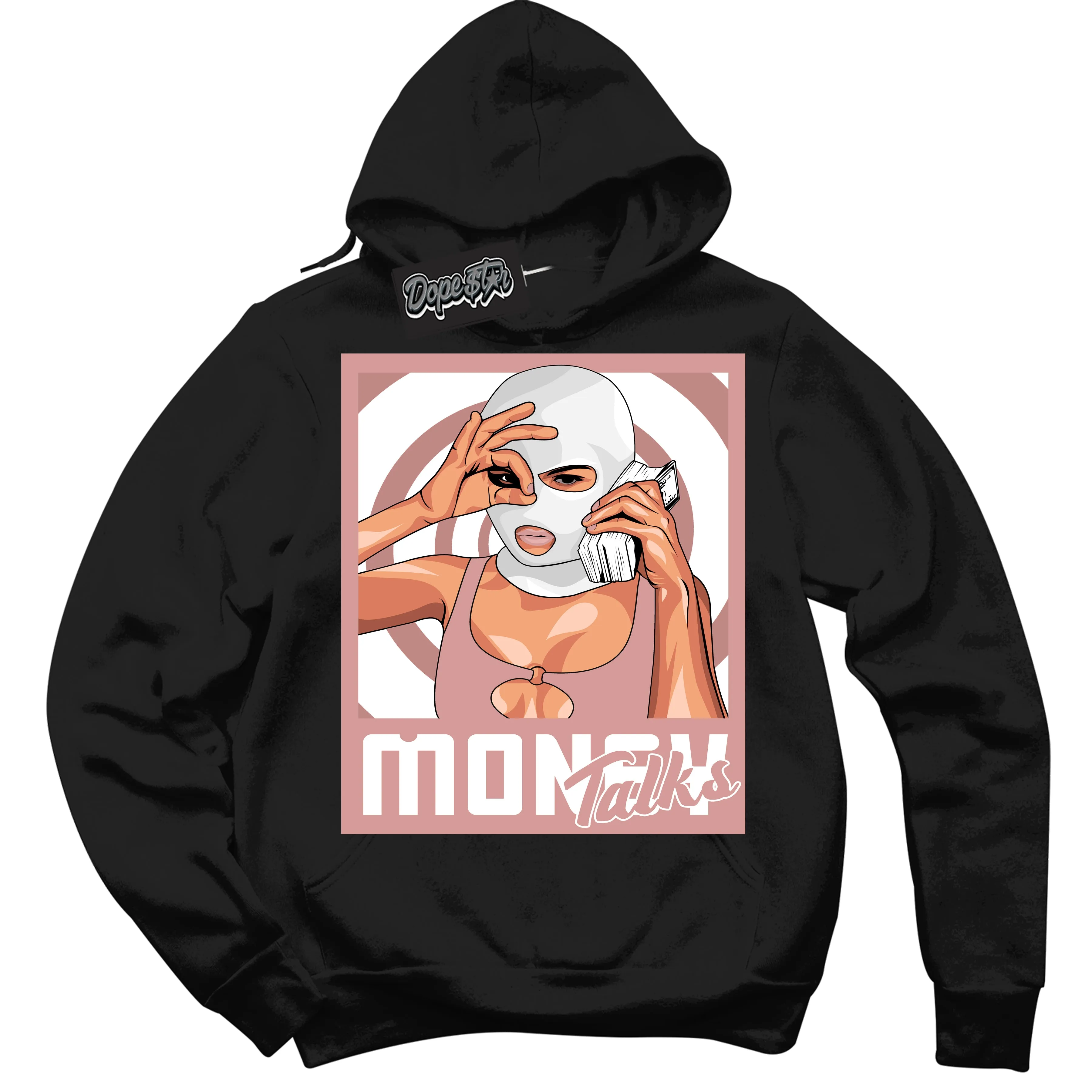 Legend Pink 1s Sneaker Hoodie Money Talks Graphic
