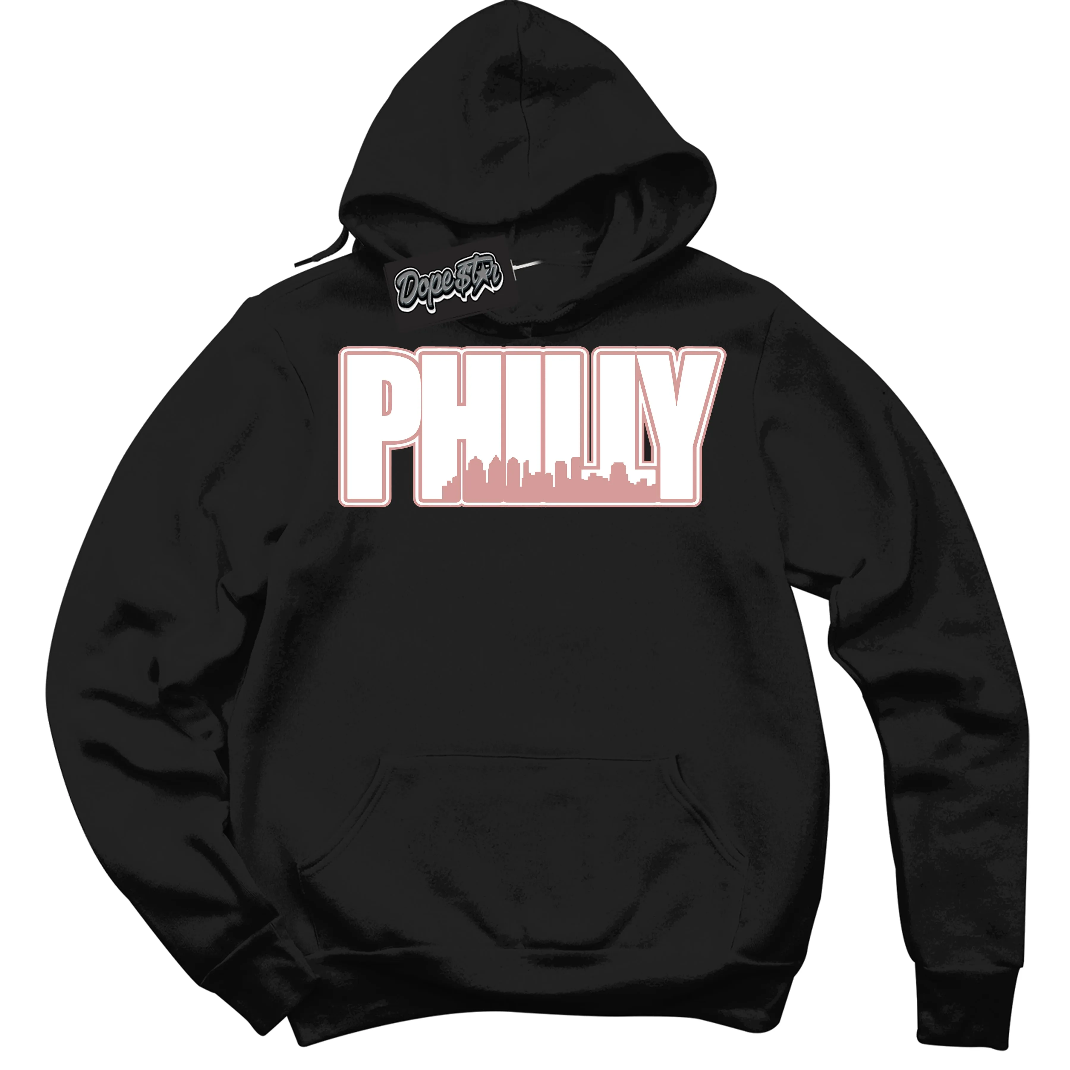 Legend Pink 1s Sneaker Hoodie Philly Graphic