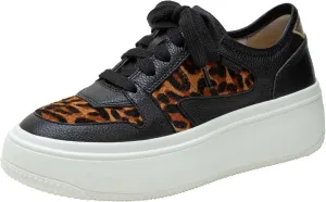 Linea Paolo - Gains - Womens Lace-Up Light Weight Leather Platform Sneakers