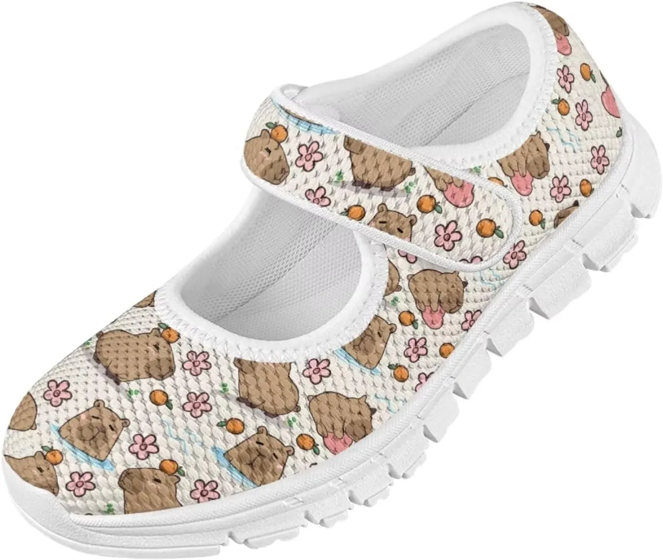 Little Girls Mary Jane Dress Shoes Princess Flats Shoes Mesh Breathable Walking Sneakers for School,Wedding Party