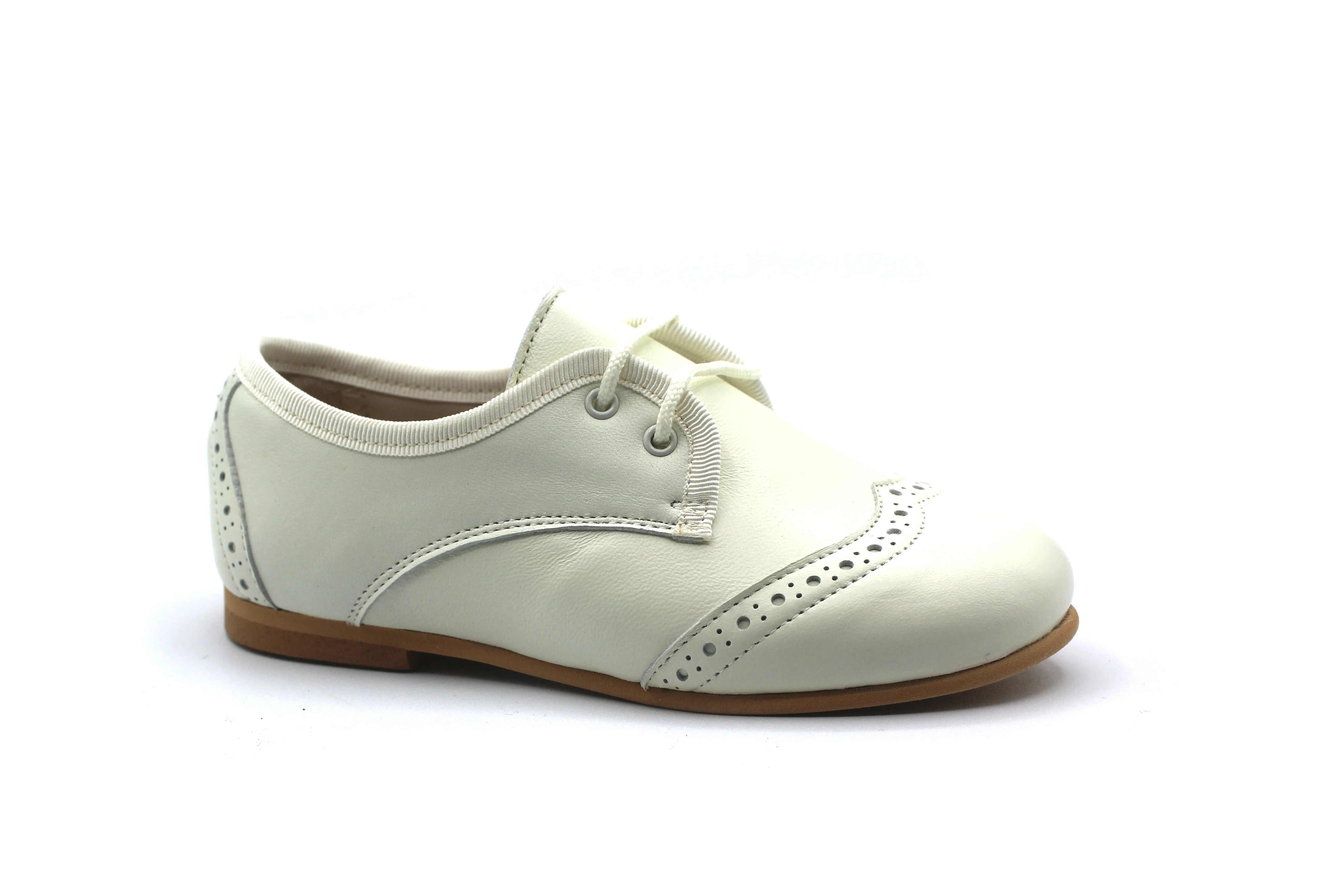 LMDI Cream Wingtip Oxford