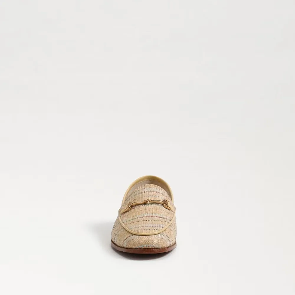 Loafers Leather Edelman Specialty items Vamp Multi Detail Sam Slip-On Special edition Natural Chain Loraine