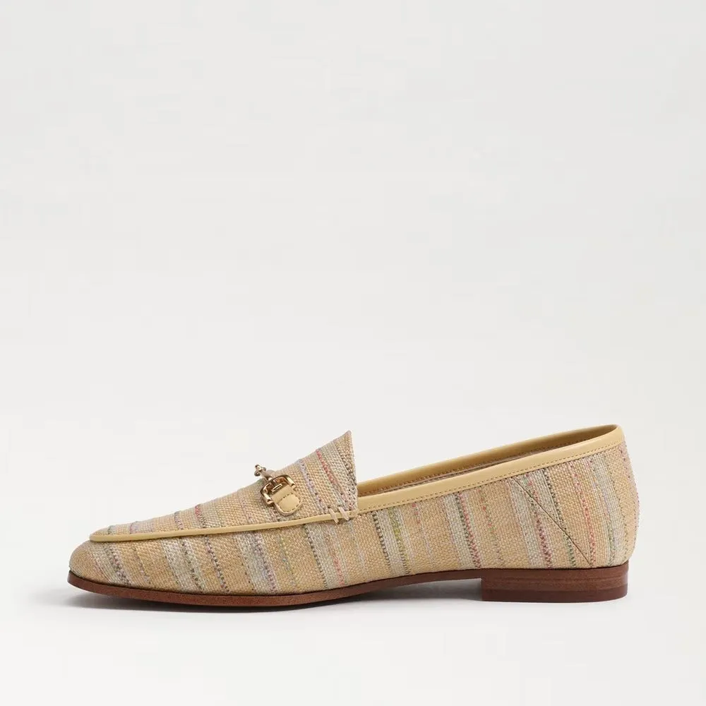 Loafers Leather Edelman Specialty items Vamp Multi Detail Sam Slip-On Special edition Natural Chain Loraine