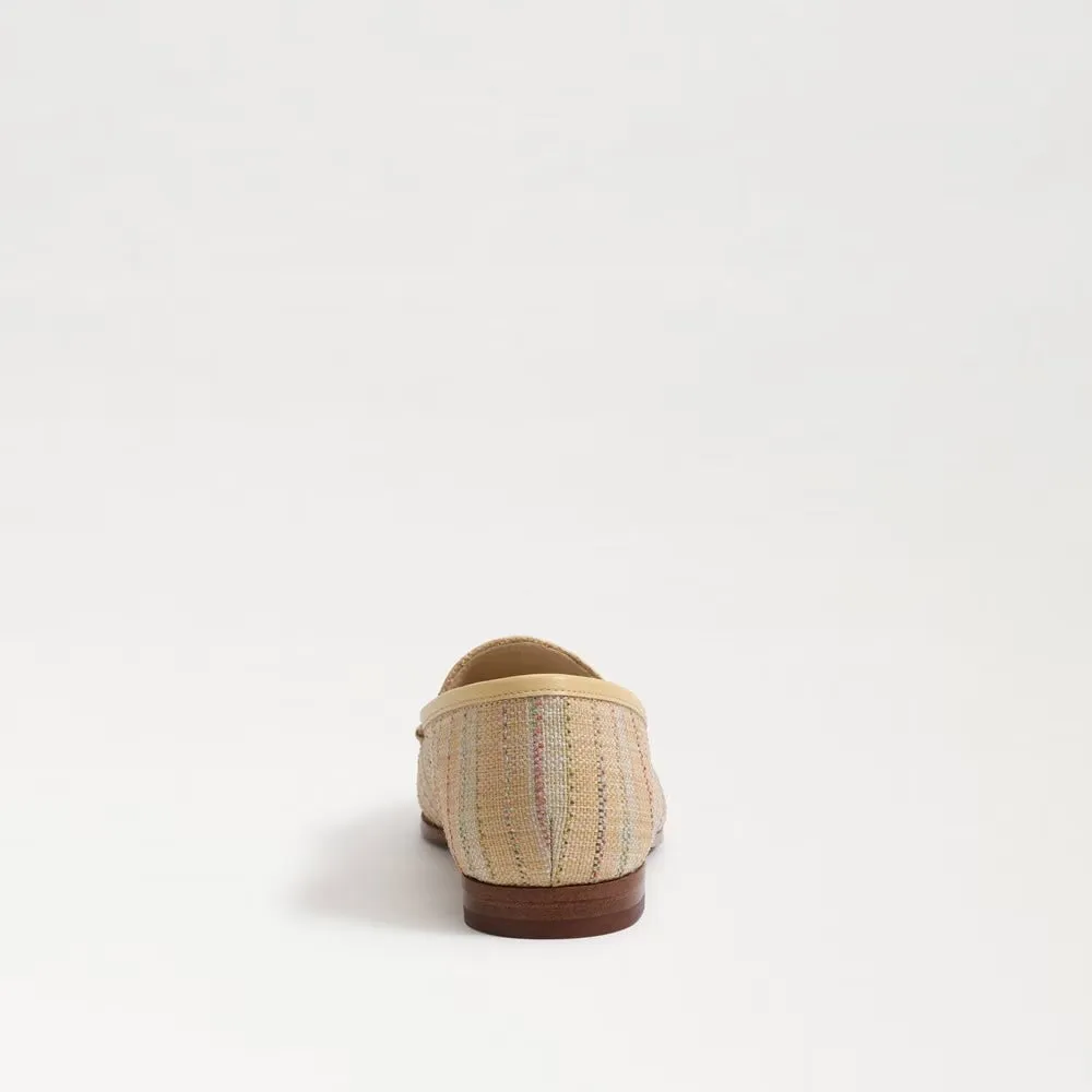 Loafers Leather Edelman Specialty items Vamp Multi Detail Sam Slip-On Special edition Natural Chain Loraine