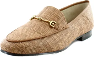 Loafers Slip Wide Sam Fashion Super sale Toe Rave reviews On Edelman Cuoio Almond Heel Stacked Loraine