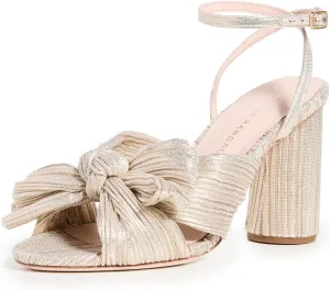 Loeffler Randall Women's Camellia Pleated Bow Heel with Ankle Strap