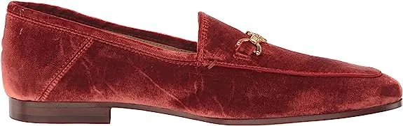 Loraine Canyon Edelman Offer-ending soon Sam Orange Chain Detail Prime Budget-friendly Leather Shoes Vamp Loafers