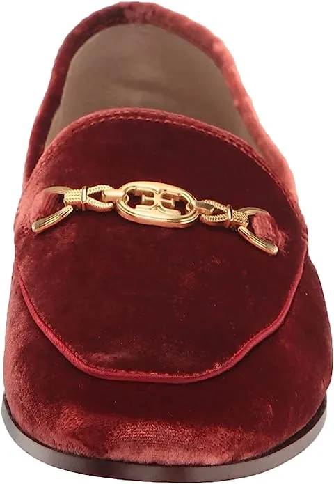Loraine Canyon Edelman Offer-ending soon Sam Orange Chain Detail Prime Budget-friendly Leather Shoes Vamp Loafers