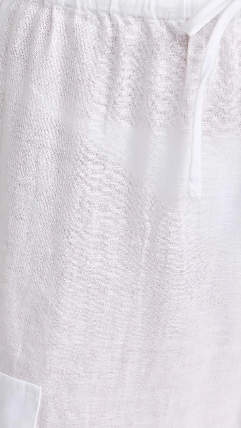L*Space Sundown Cargo Pant, Mid or High Waisted, Featuring Multiple Pockets, Tie Waist and Relaxed Wide Leg Fit, 100% Linen