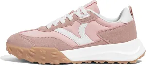 LUCKY STEP Women's Platform Tennis Walking Shoe Retro Chunky Casual Breathable Durable Deluxe Fashion Skate Sneaker