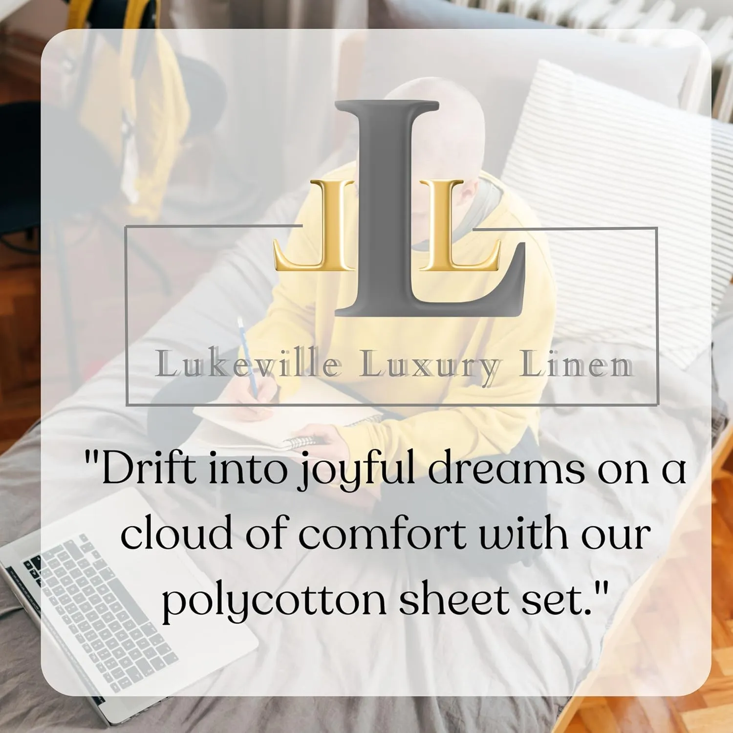 Lukeville Luxury Linen Narrow Twin Size Cot Sheet 25" x 75" x 9" - 3 Piece Cot Sheet Set - RV Bunk/Camp Bunk/Guest Beds/Army Cots/Trifold Mattress, Dark Grey Solid