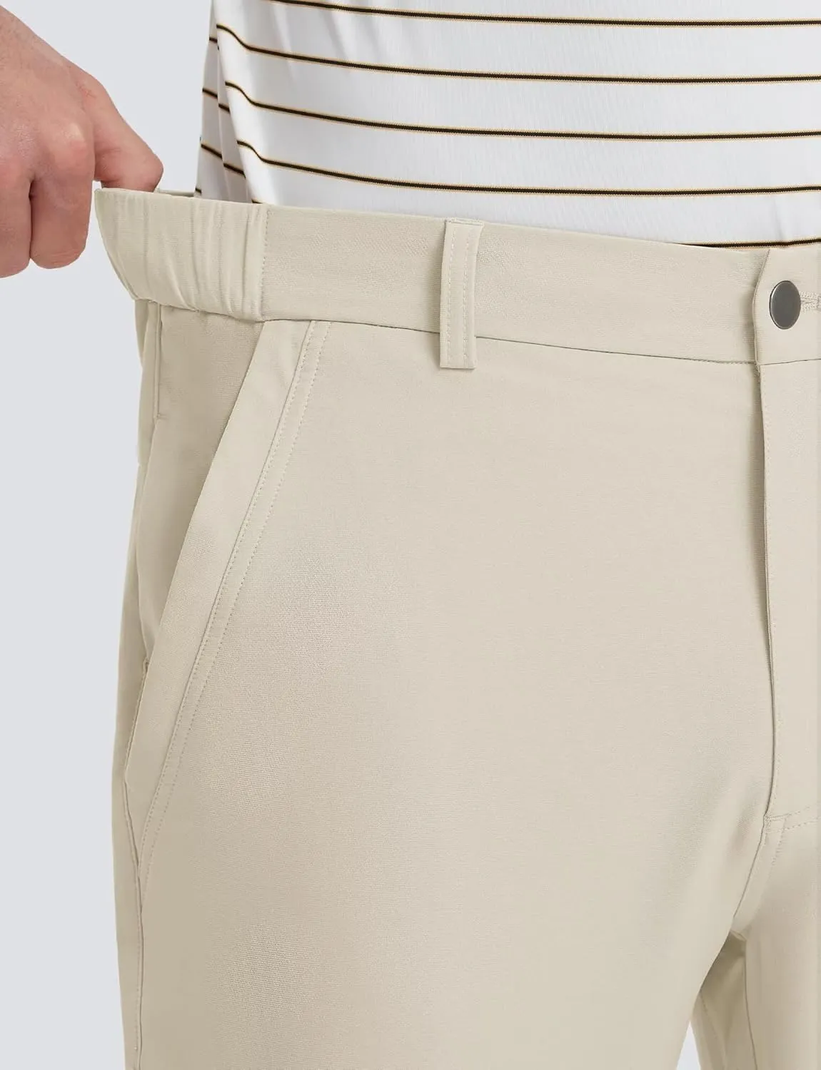 M MAELREG Golf Pants Men Lightweight with 5 Pockets - 30"/32"/34" Stretch Water-Resistant Casual Flat Front Mens Dress Pants