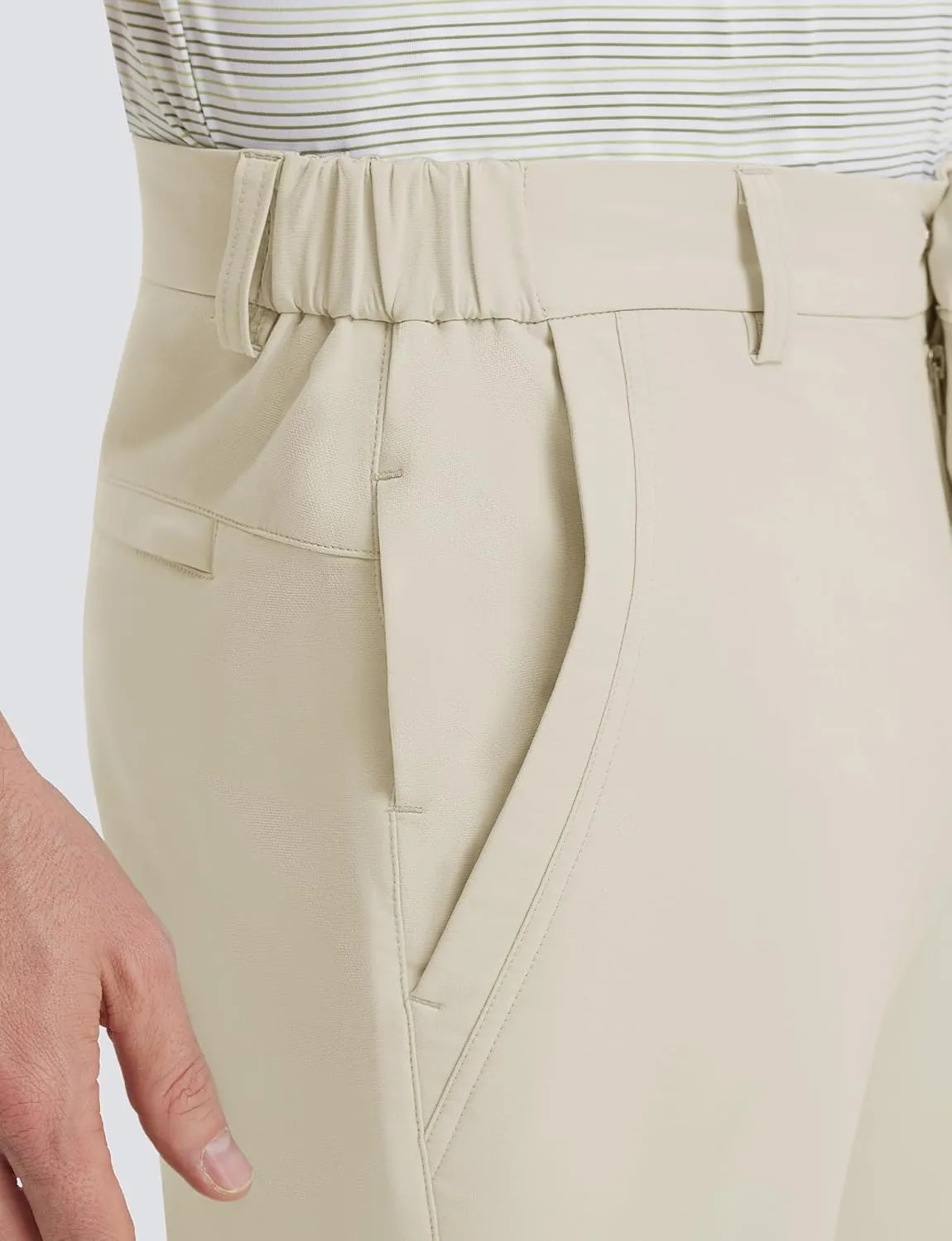 M MAELREG Golf Pants Men Lightweight with 5 Pockets - 30"/32"/34" Stretch Water-Resistant Casual Flat Front Mens Dress Pants