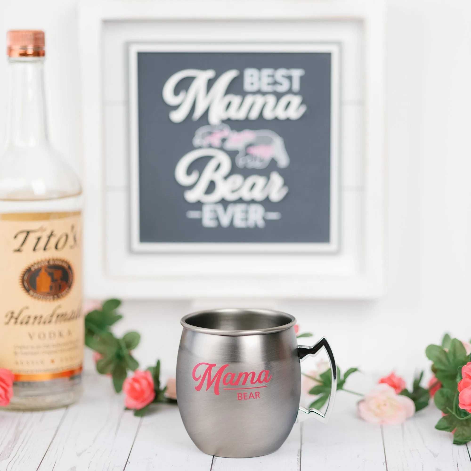 Mama Bear 20 oz Stainless Steel Moscow Mule