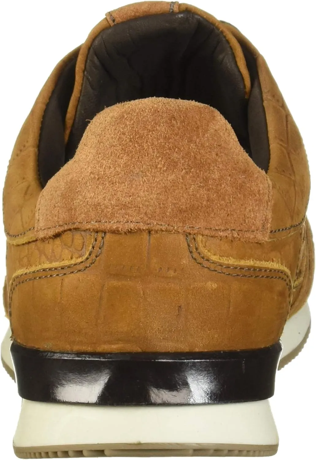 Marc Joseph New York Men's Leather Made in Brazil Luxury Fashion Trainer Croco Detail Sneaker