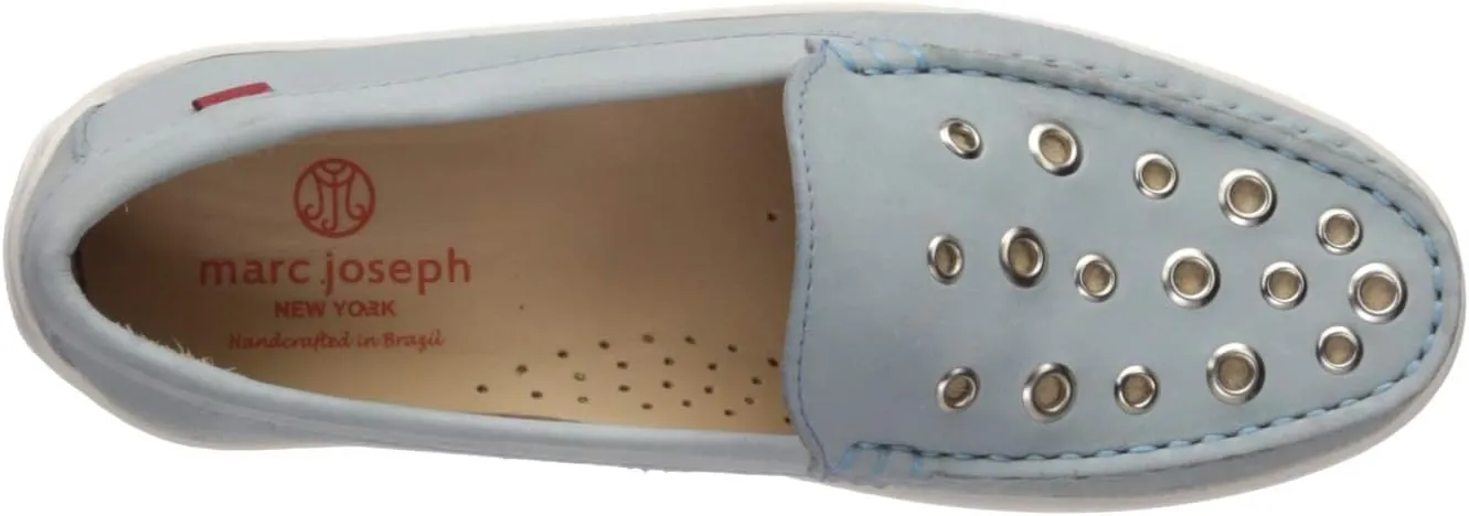 Marc Joseph New York Unisex-Child Leather Made in Brazil Mott Street Grommet Detail Loafer