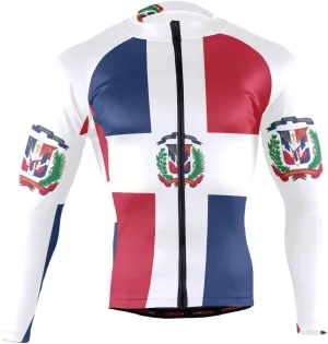 Maryland Flag Men's Cycling Jersey Long Sleeve Breathable Biking Shirts Gear Style