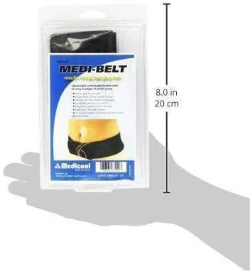 Medicool Medi-Belt Carrier Lightweight Comfortable Flexible Belts for Insulin Pump | MEDBELTBK2