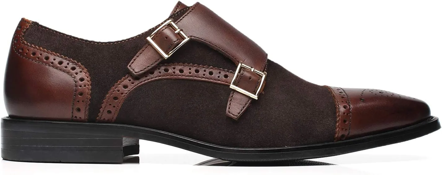 Men Dress Shoes Lace Up Oxford Classic Plain Toe Modern Formal Leather Shoes for Men