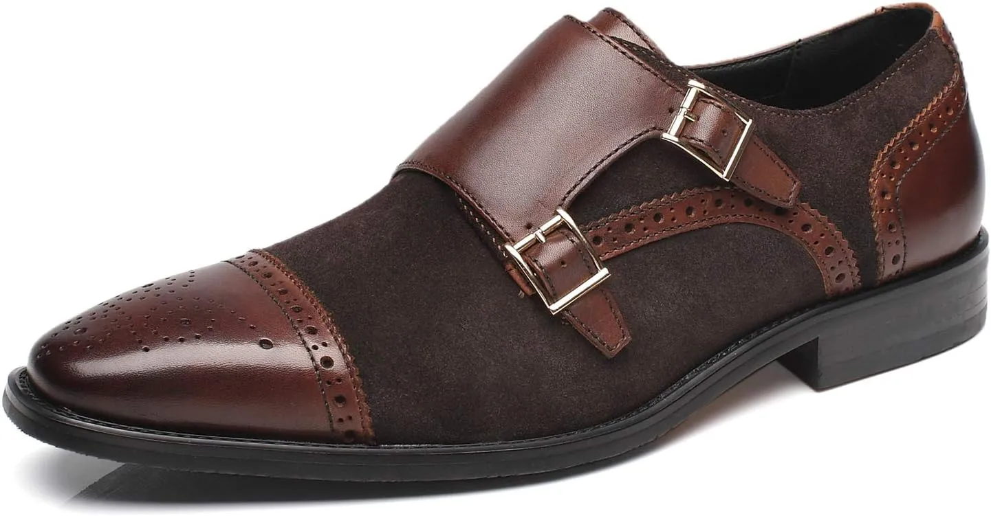 Men Dress Shoes Lace Up Oxford Classic Plain Toe Modern Formal Leather Shoes for Men