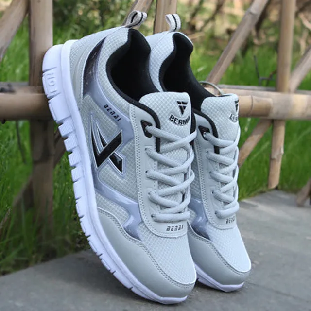 Men mesh Breathable Ultra-light lace-up shoes