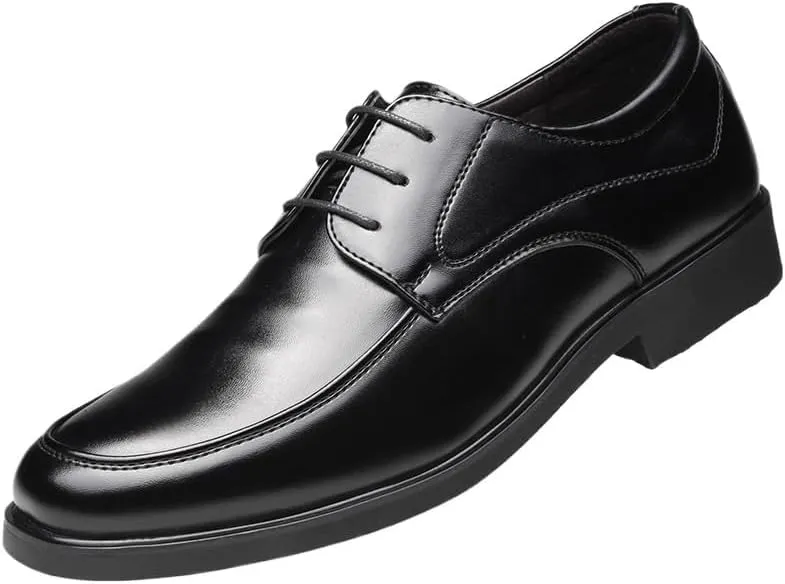Men Office Shoes, Stylish Men Formal Shoes, Men Lace-up Suit Shoes, Luxury Fashion Groom Wedding Shoes, Mens Leather Oxford Shoes